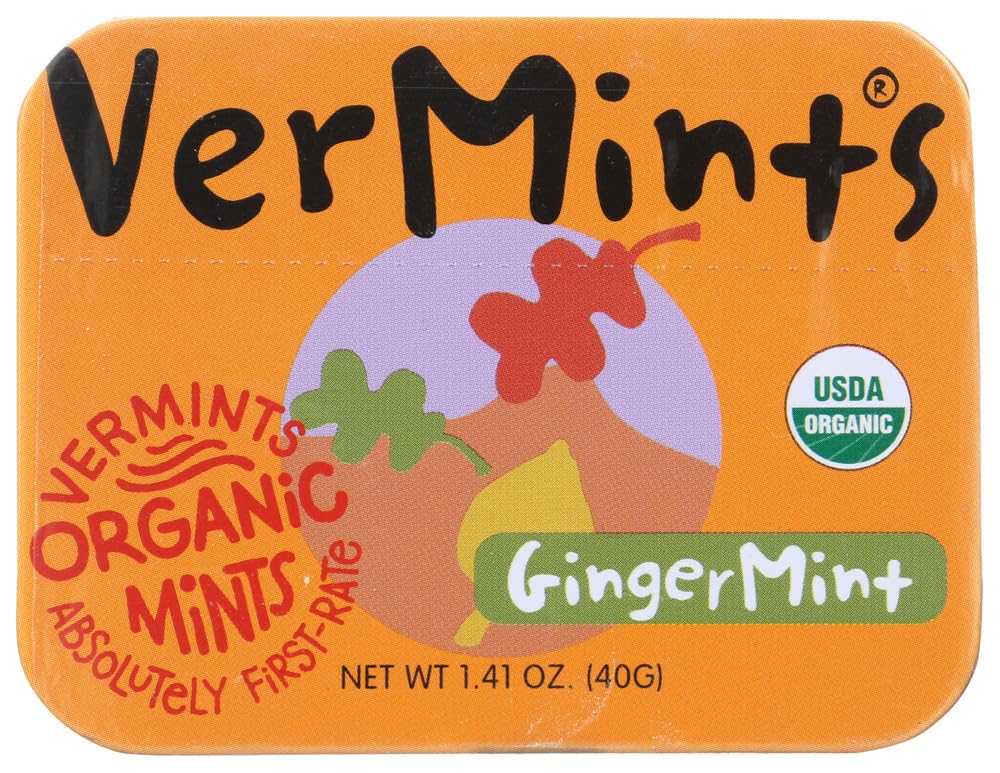 Vermints Gingermint Breathmints 1.41 Oz (Pack of 6)