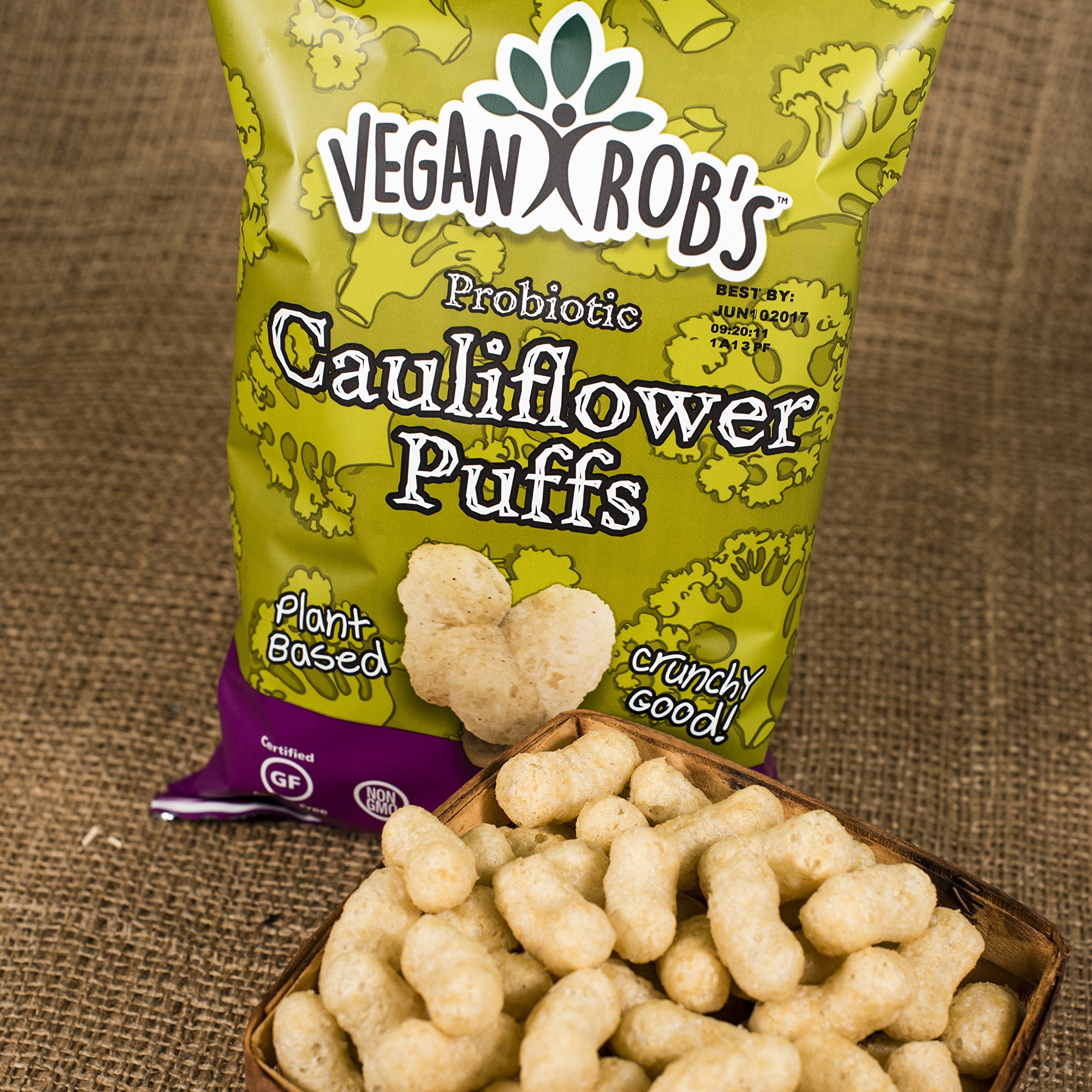 Vegan Rob's Puffs, Cauliflower, Gluten Free Snack