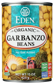 Eden Organic Garbanzo Beans, No Salt Added