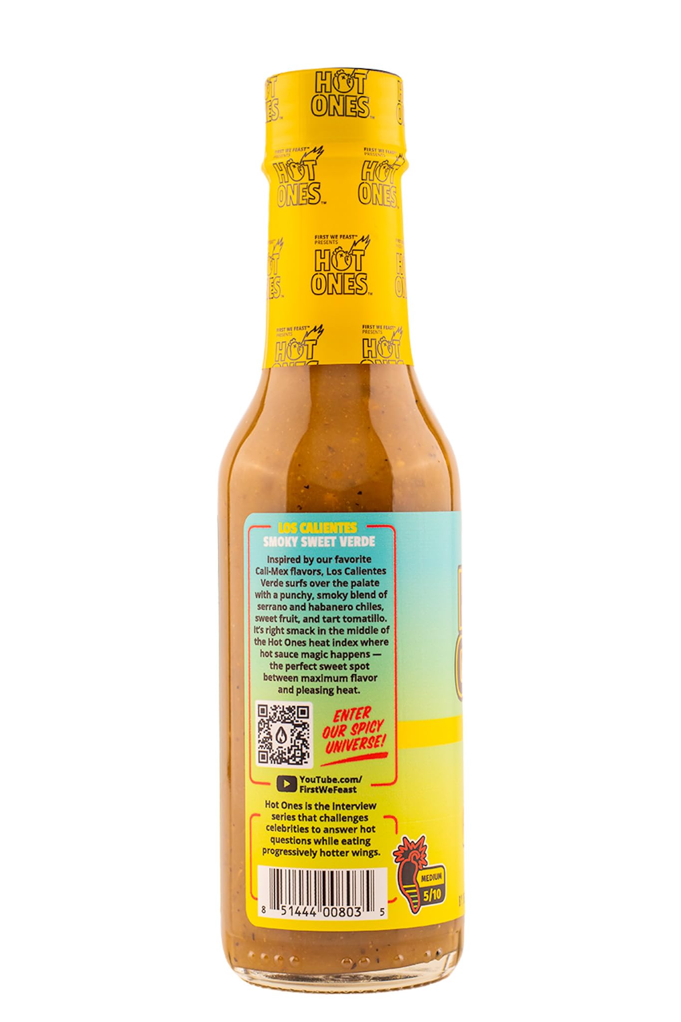 Hot Ones Los Calientes Hot Sauce Gift Set Made With Natural Ingredients & Powerful Flavors