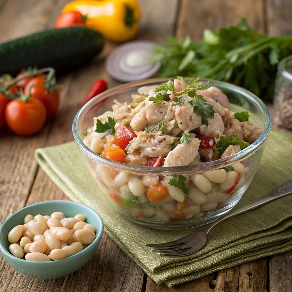 Wild Planet Ready-To-Eat Wild Tuna White Bean Salad With Organic Chickpeas, Carrots, Red Peppers & Green Olives 5.6oz