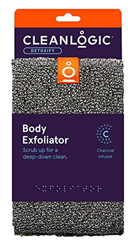 Clean Logic Detox Charcoal Infused Body Exfoliator (Pack of 2)