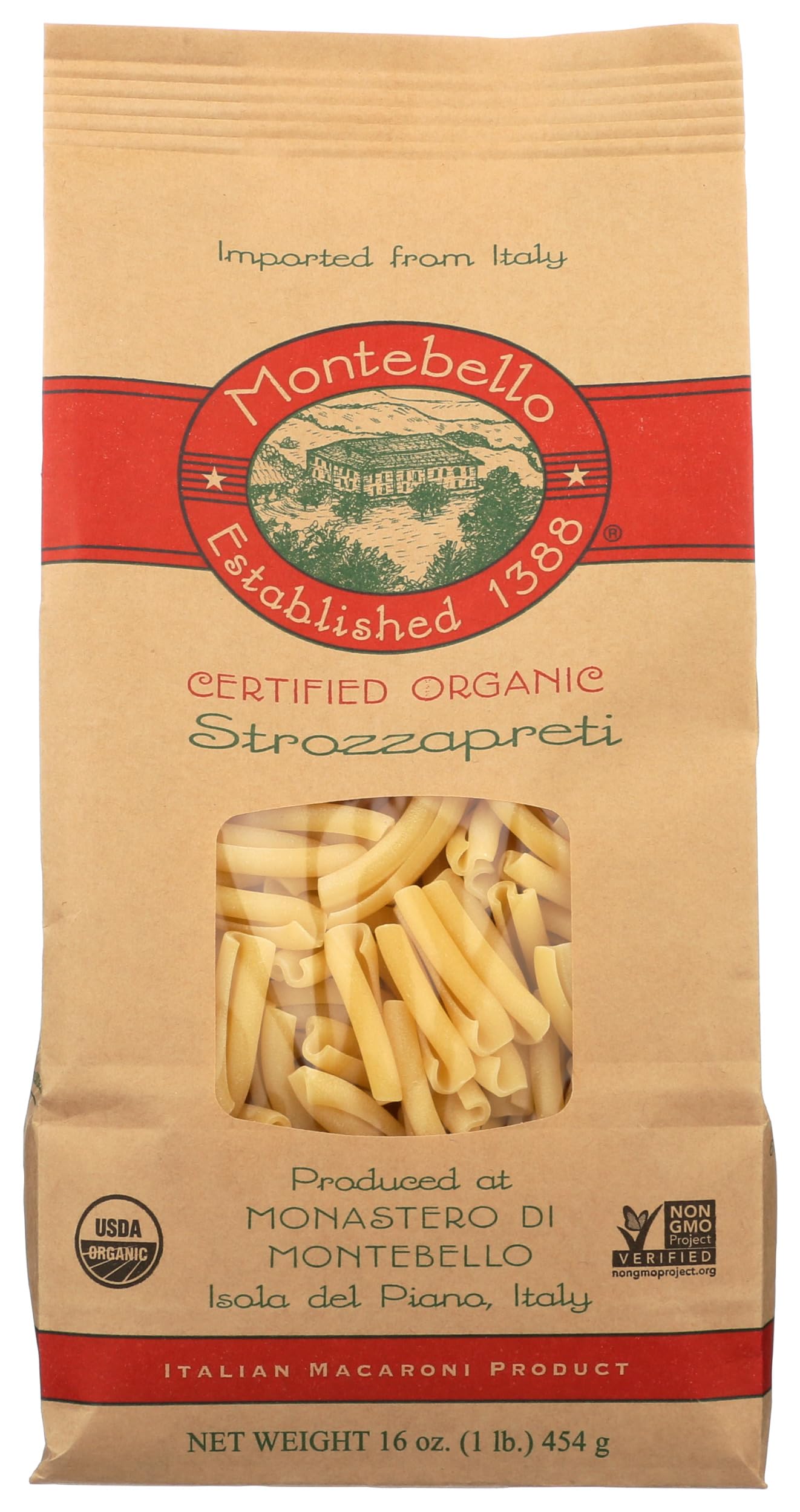 MONTEBELLO Organic Strozzapreti, 16 OZ