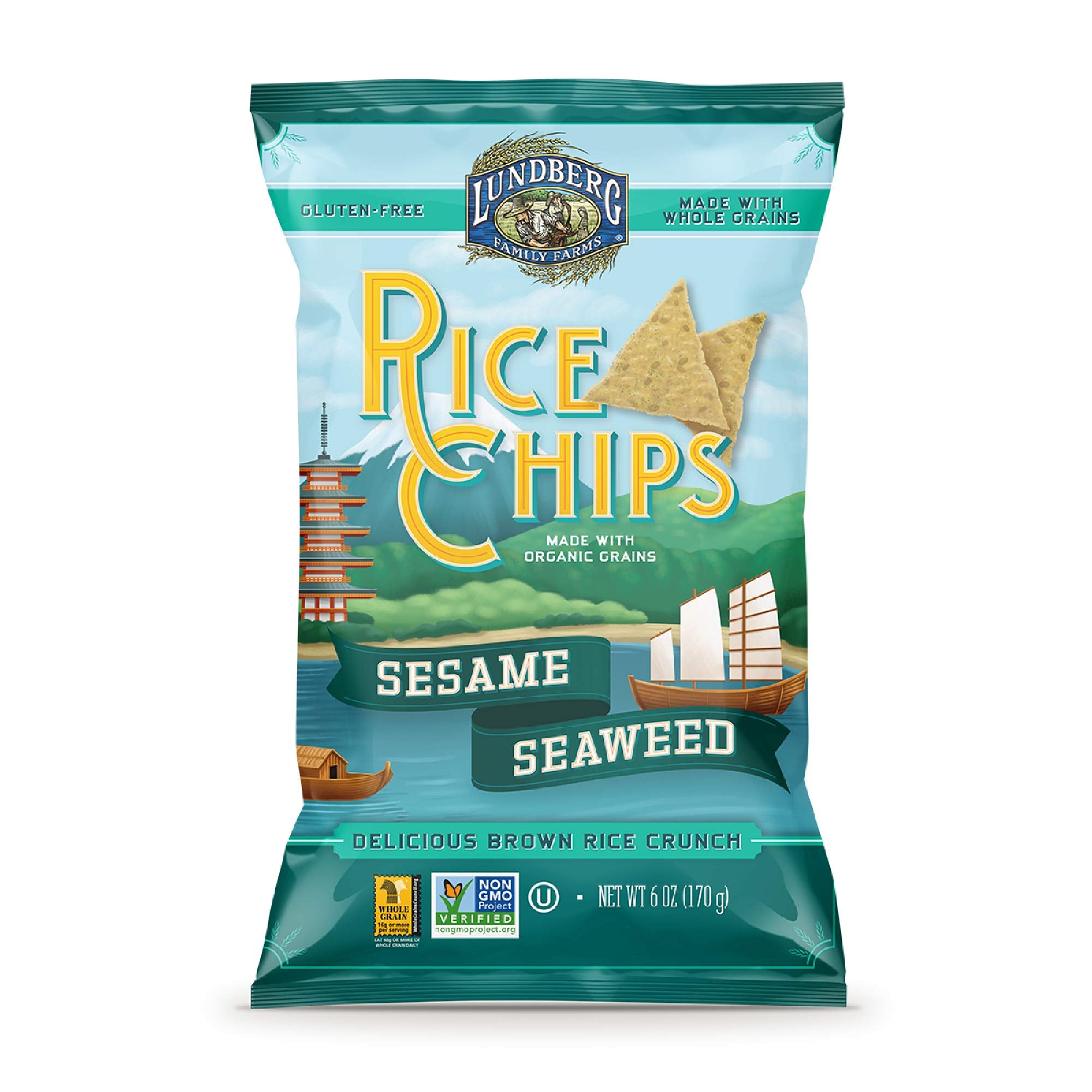 Lundberg Rice Chips Made with Organic Grains