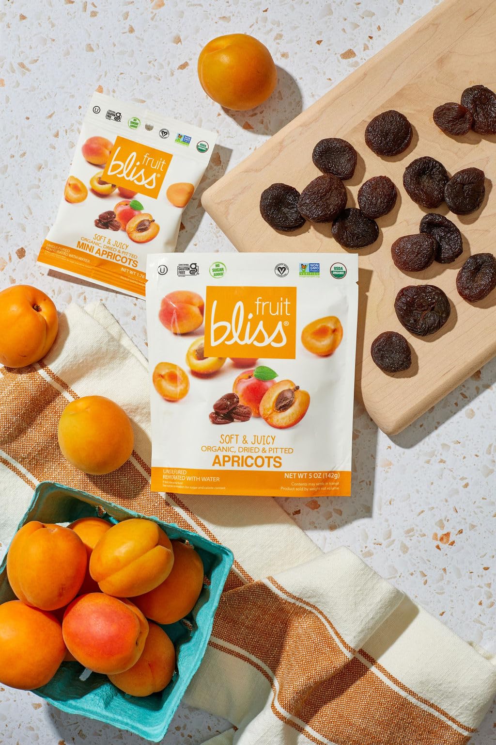 Unsulfured Turkish Apricots - Organic Apricots Dried Fruit Snacks - Healthy Snacks for On the Go & Post Workout Snacks - Non-GMO, Gluten-Free, Dried Apricot Fruit Snacks