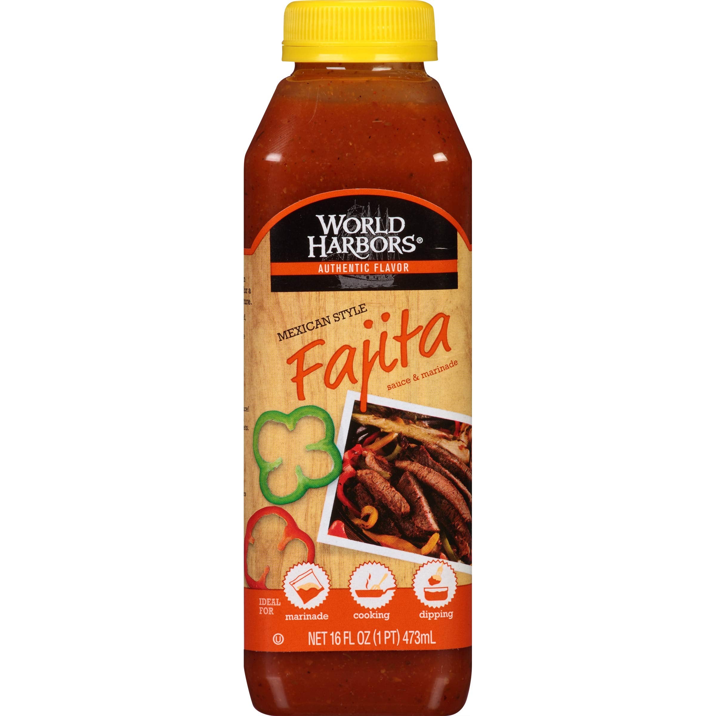 World Harbors Sauce & Marinade Fajita -- 16 fl oz