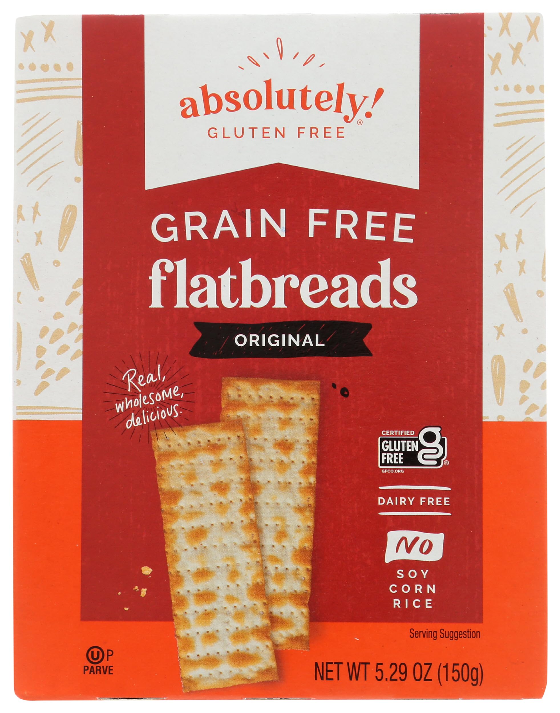 Absolutely Gluten Free Flatbread, 5.29-Ounce