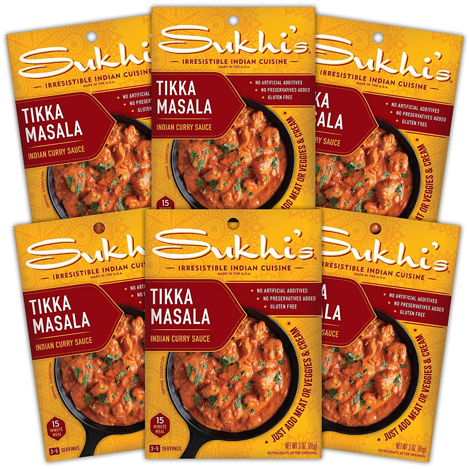 Sukhi's Gluten-Free Indian Curry Paste Curry Sauce Simmer Sauce Indian Sauce