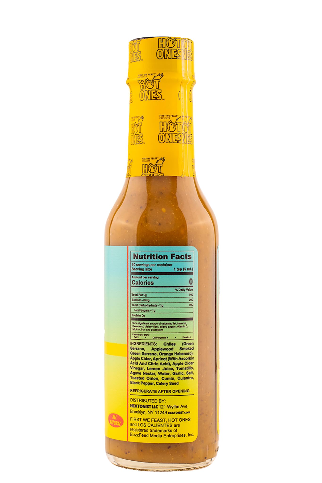 Hot Ones Los Calientes Hot Sauce Gift Set Made With Natural Ingredients & Powerful Flavors