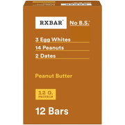 RXBAR Protein Bars, 12g Protein, Gluten Free Snacks, Peanut Butter