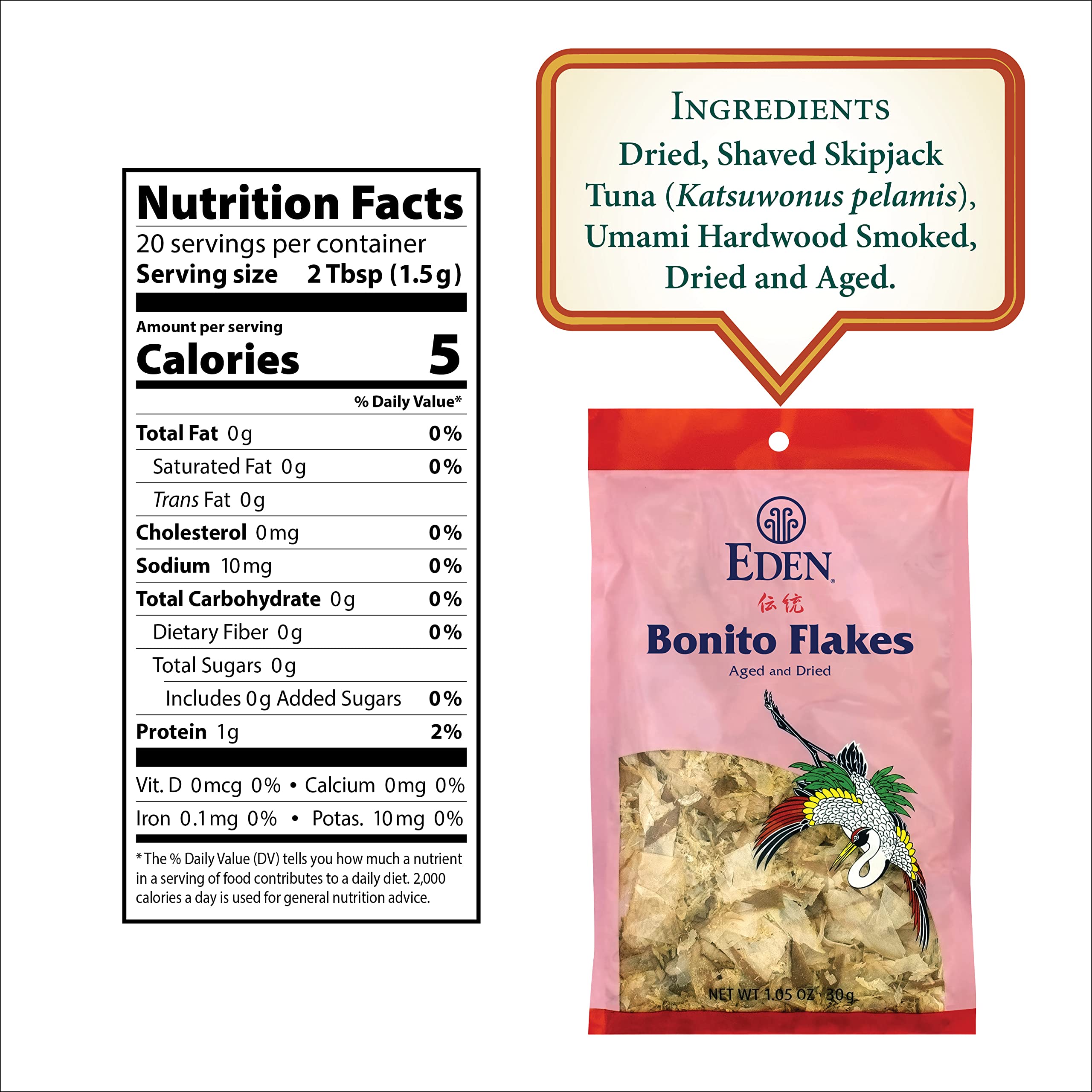 Eden Bonito Flakes, 1.05 Ounce Package
