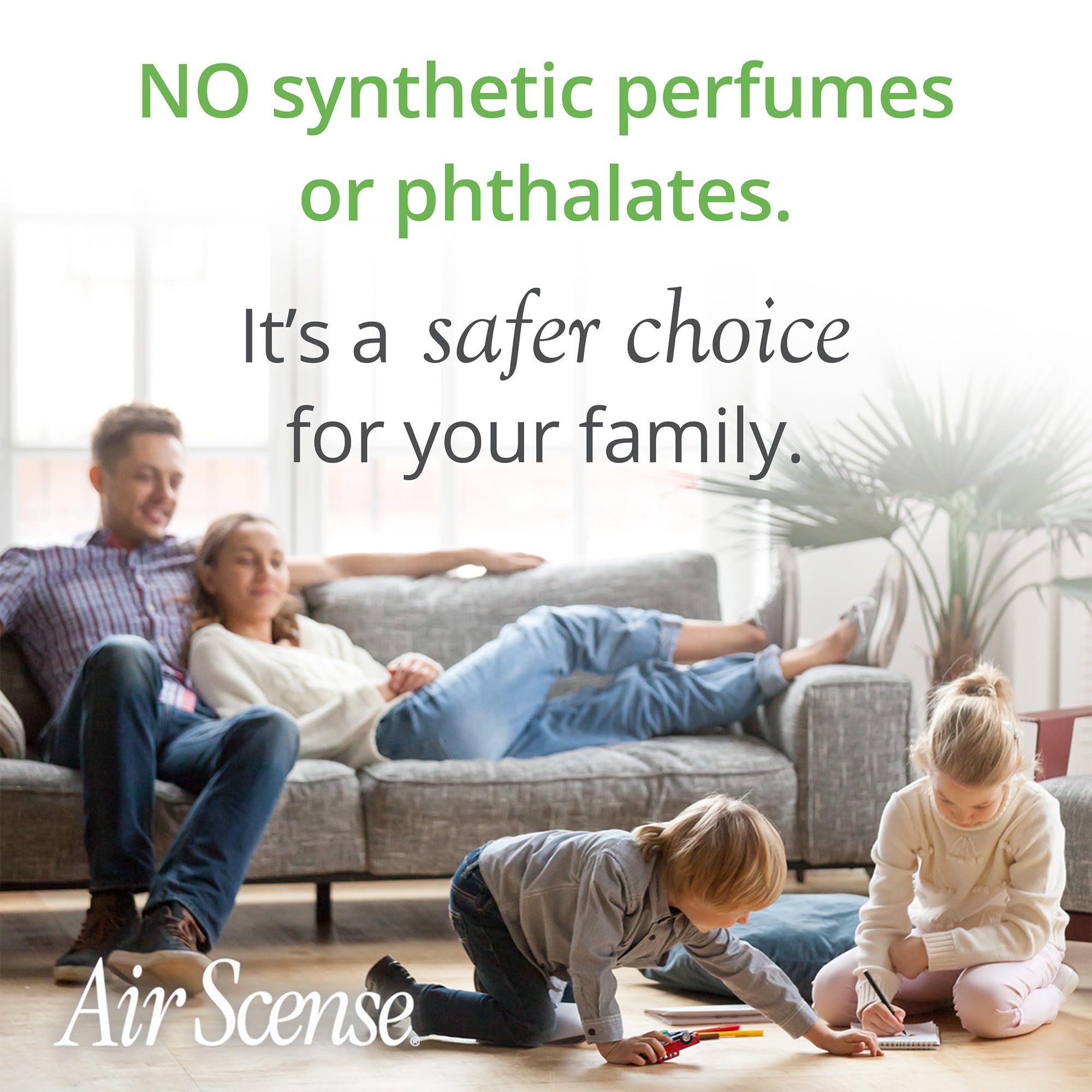Air Scense Essential Oil Air Freshener - Non-Aerosol | Refreshing, Long-Lasting Scent | Eco-Friendly | Exceptional Value