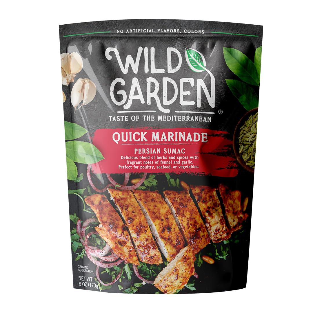 Wild Garden Ready-To-Use Marinade, Gourmet Shawarma Seasoning, Authentic Recipe with No Additives, No Preservatives, Bold, Flavorful