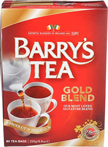 Barry's Tea Gold Blend - 80 Teabags - 250g - Expertly Blended in Ireland