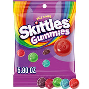 SKITTLES Wild Berry Gummy Candy, Gummy Snacks, Individually Wrapped Candy Bags Bulk, 5.8 oz Bag (Pack of 12)