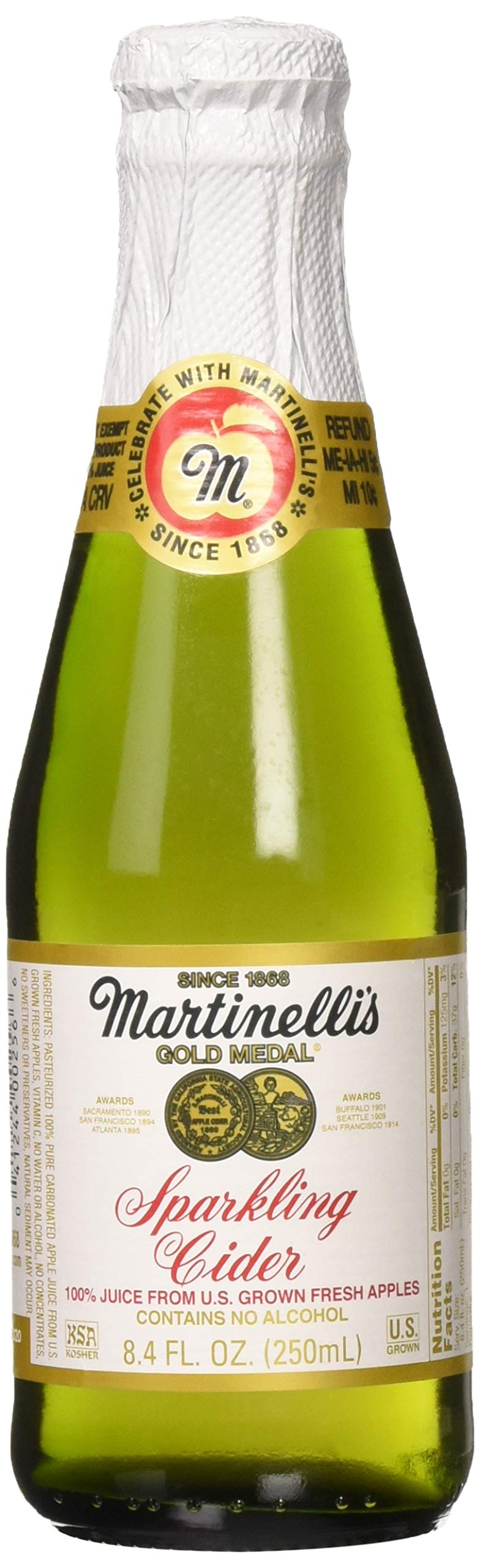 Martinelli's Gold Medal Sparkling Juice Oz