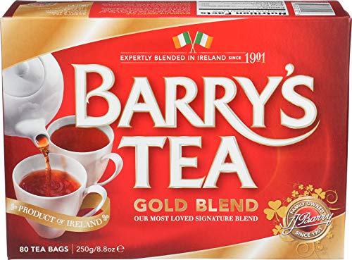 Barry's Tea Gold Blend - 80 Teabags - 250g - Expertly Blended in Ireland