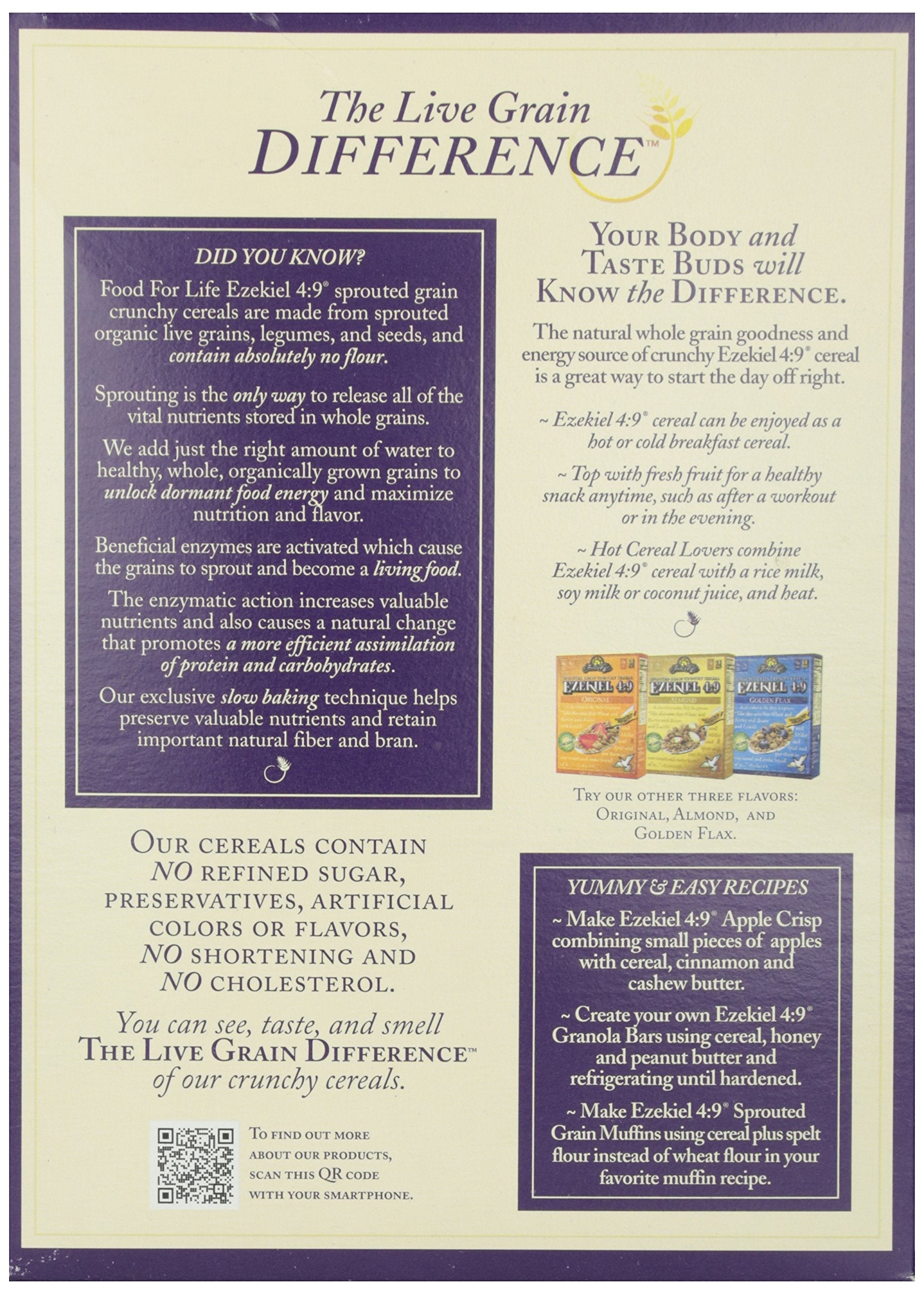 Food for Life Ezekiel 4:9 Organic Sprouted Grain Cereal