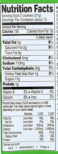 Newman's Own Crème Filled Mint Chocolate Cookies,13 Ounce
