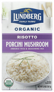 Lundberg Family Farms, Risotto Porcini with Wild Porcini