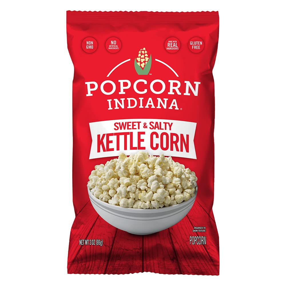 Popcorn Indiana Kettle Corn, 3 Oz (Pack of 6)