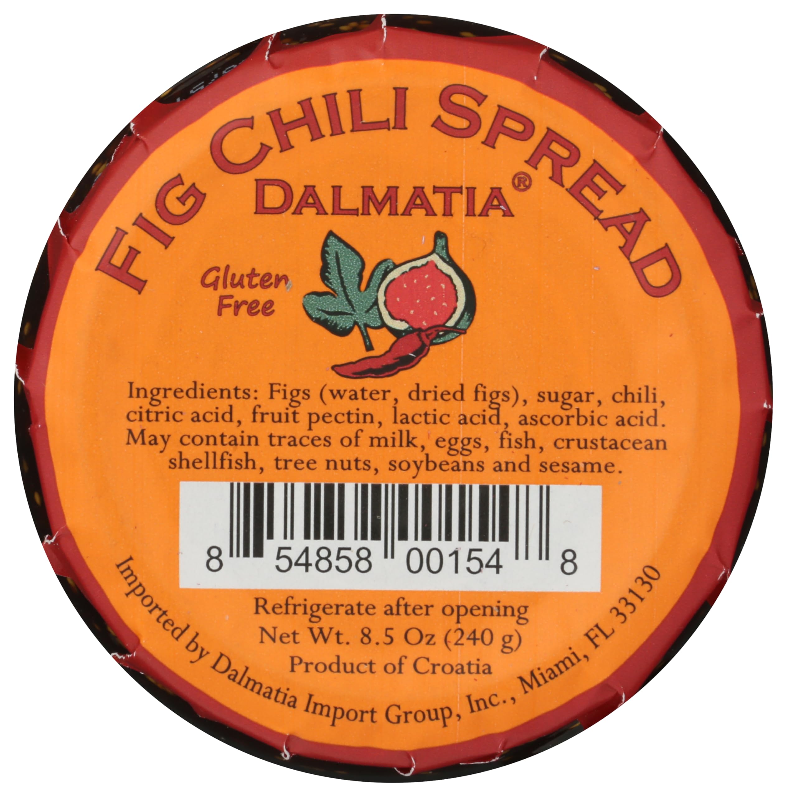 DALMATIA IMPORTS Chili Fig Spread, 240 GR