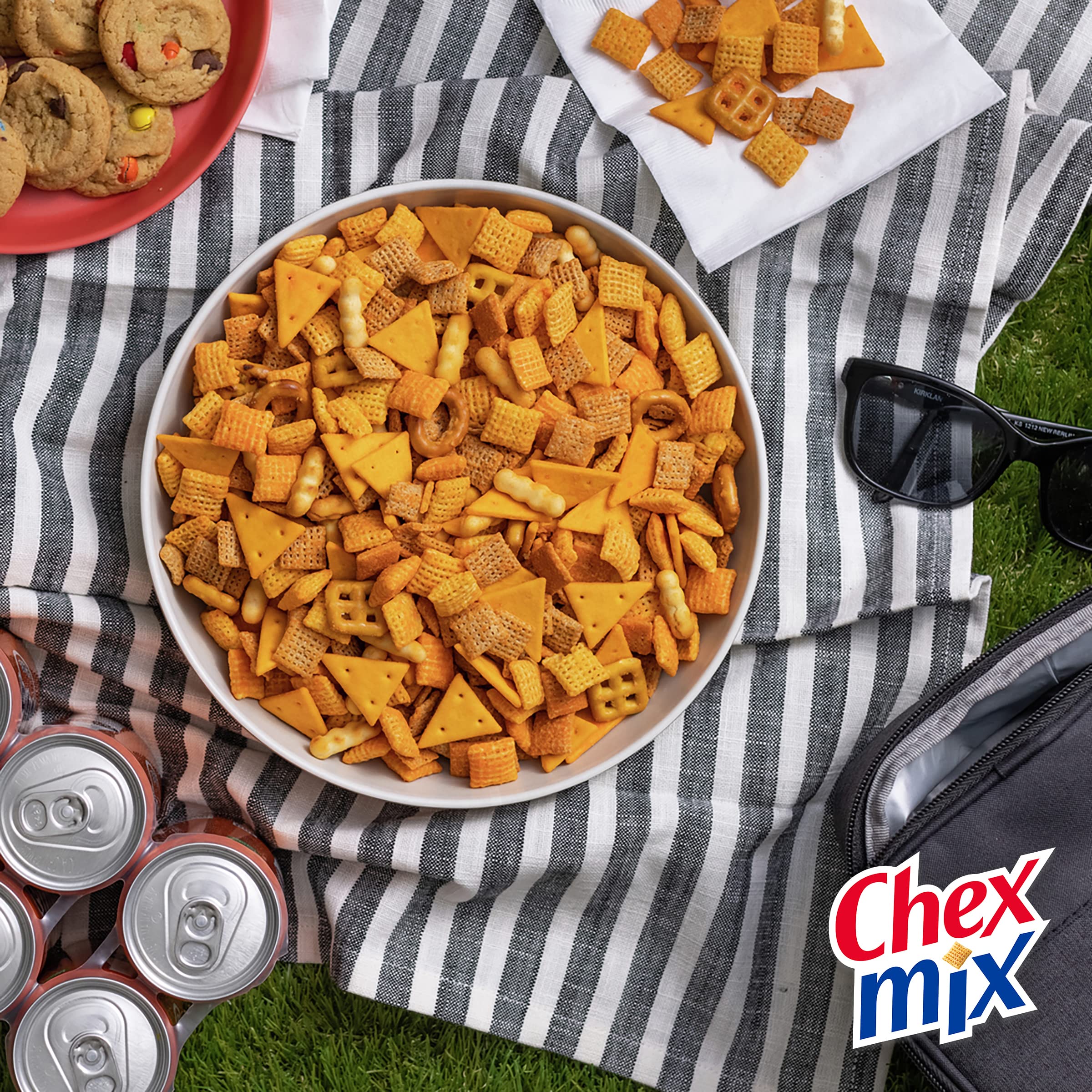 Chex Mix, Savory Snack Bag, 8.75 oz (Pack of 12)