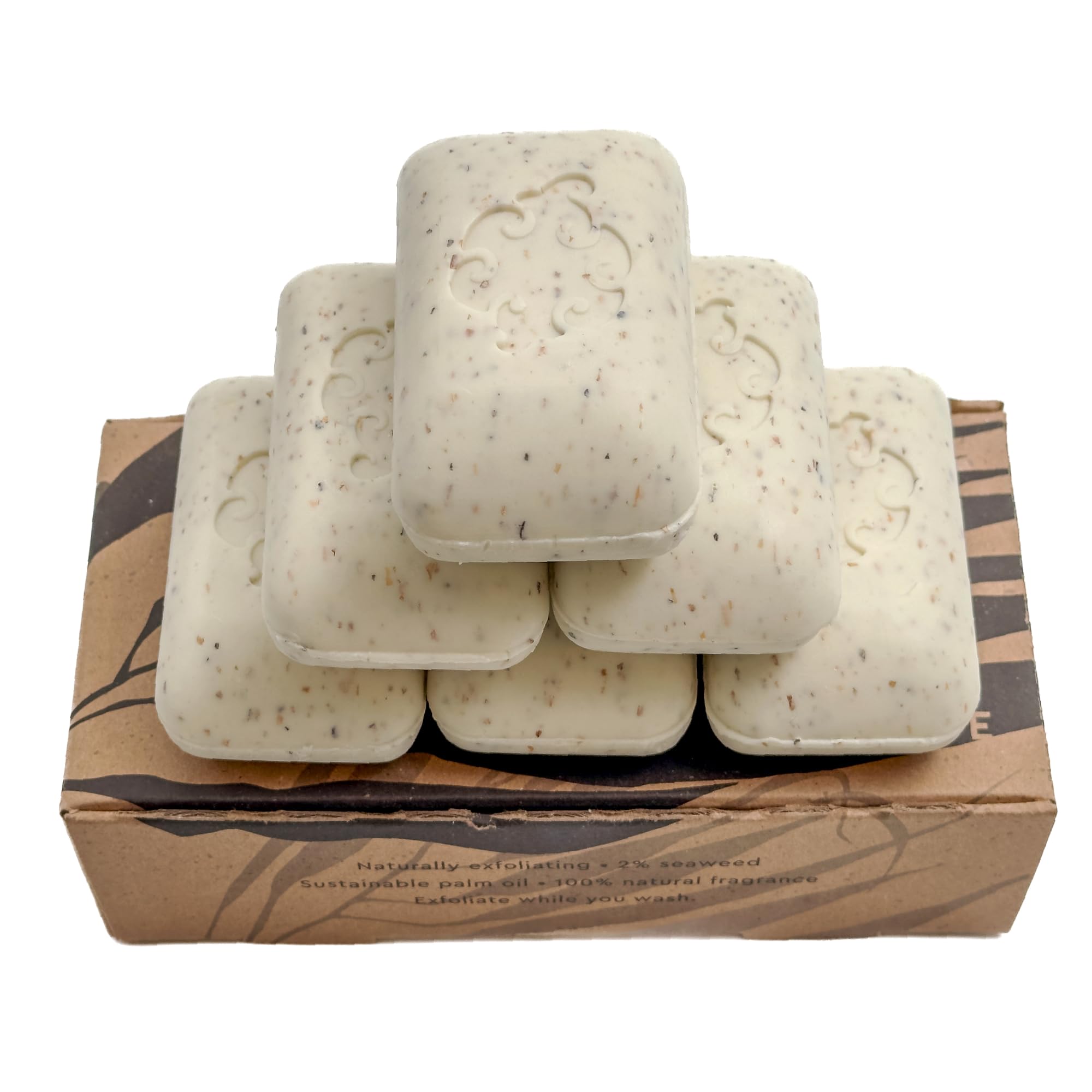 Baudelaire Exfoliating Soap, Loofa Bath Soap & Body Soap, Natural Soap, Triple Milled with 100% Natural Fragrance