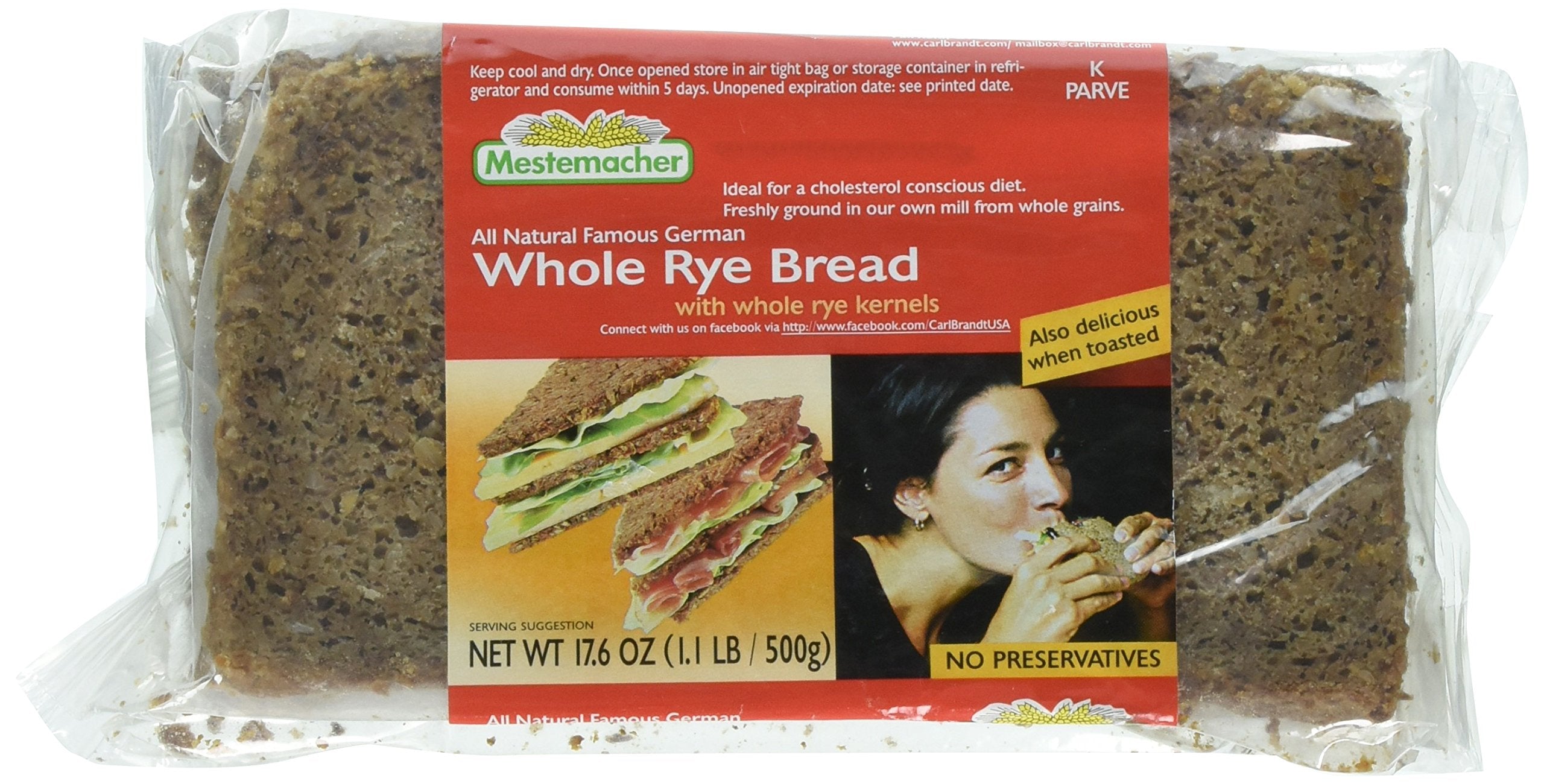 Mestemacher Whole Rye Bread