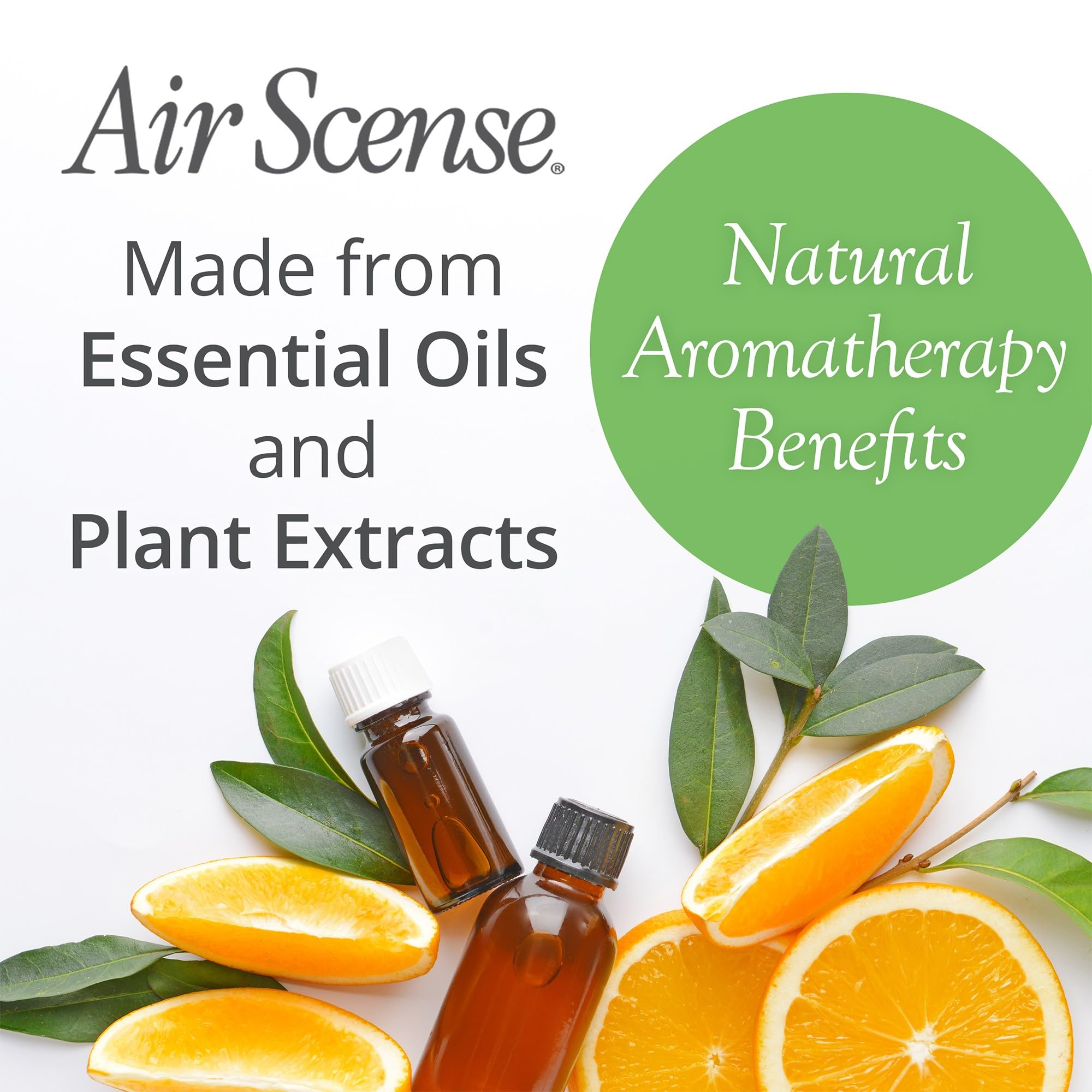Air Scense Essential Oil Air Freshener - Non-Aerosol | Refreshing, Long-Lasting Scent | Eco-Friendly | Exceptional Value