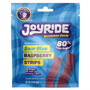 Joyride Sour Blue Raspberry Strips, 3.5 oz