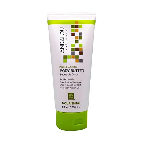 Andalou Naturals Body Butter Nrshng Kukui Coc