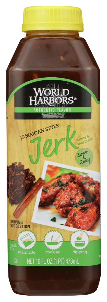 World Harbors Marinade Jamaican Jerk, 16 oz