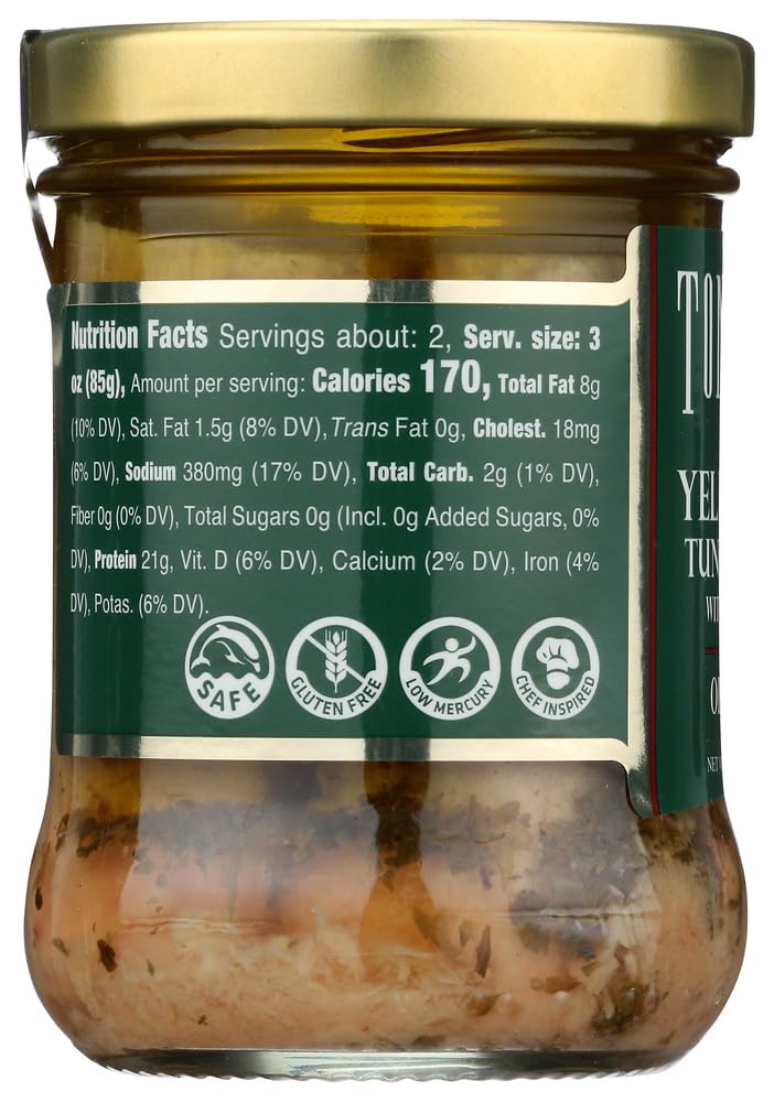 Tonnino Tuna Fillets with Oregano in Olive Oil -- 6.7 oz - 2 pc