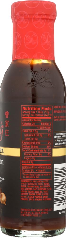House ofTsang Szechuan Spicy Sauce, 11.5oz Bottles (6 Pack)
