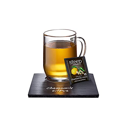 BIGELOW TEA Steep Herbal Tea Flavored Caffeine Free Teabag Box Organic