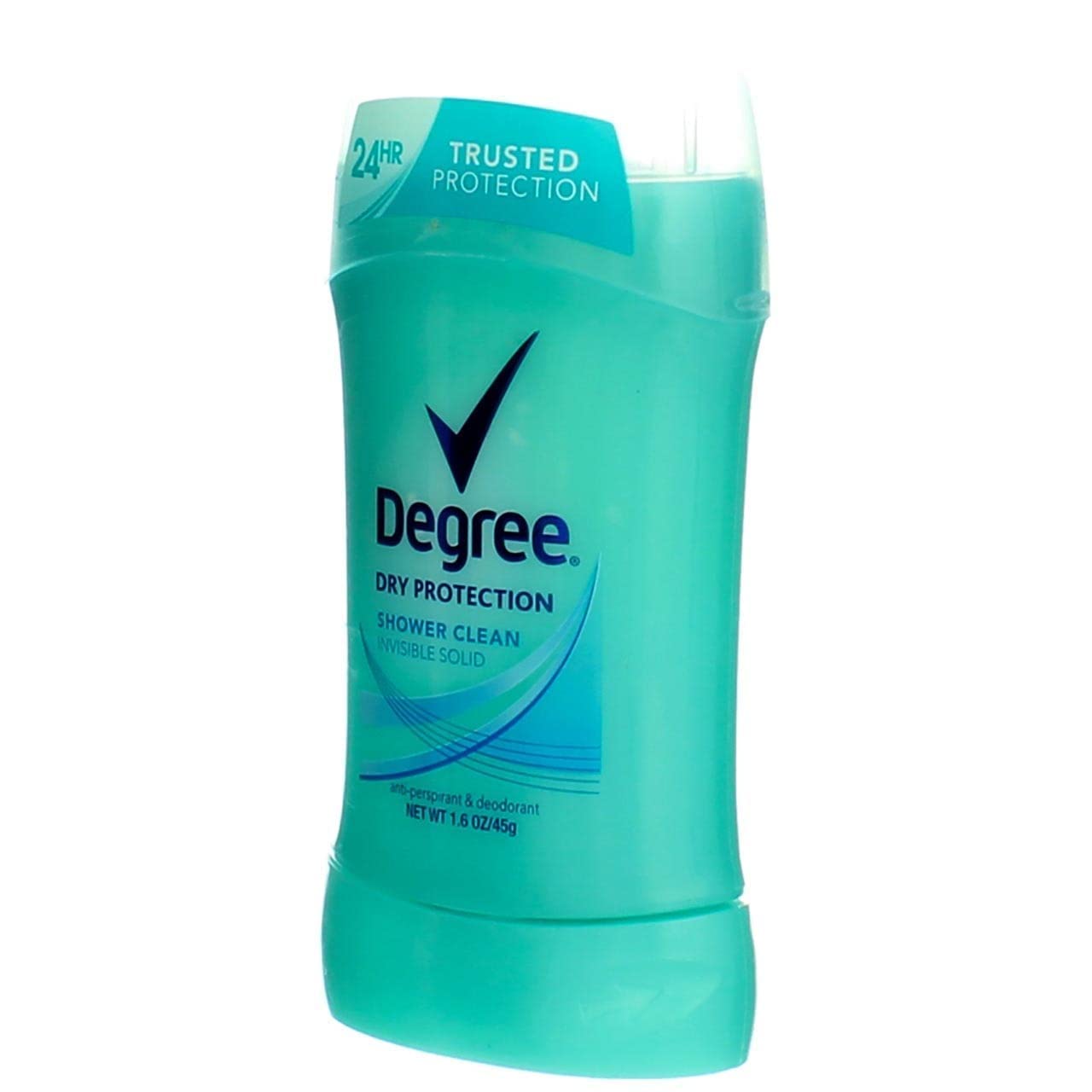 Degree Shower Clean Dry Protection Antiperspirant Deodorant Stick, 1.6 oz, blue