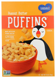 Barbara's Bakery, Puffins Cereal, Peanut Butter, 11 oz (312 g) Barbara's Bakery, Puffins Cereal, Peanut Butter, 11 oz (312 g) - 2pcs