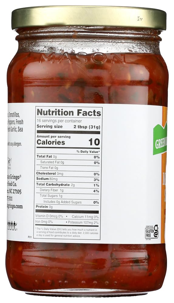 Green Mountain Gringo Salsa Medium -- 16 fl oz - 2 pc