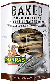 Charras Tostada Bkd Ntrl, 8.5 oz