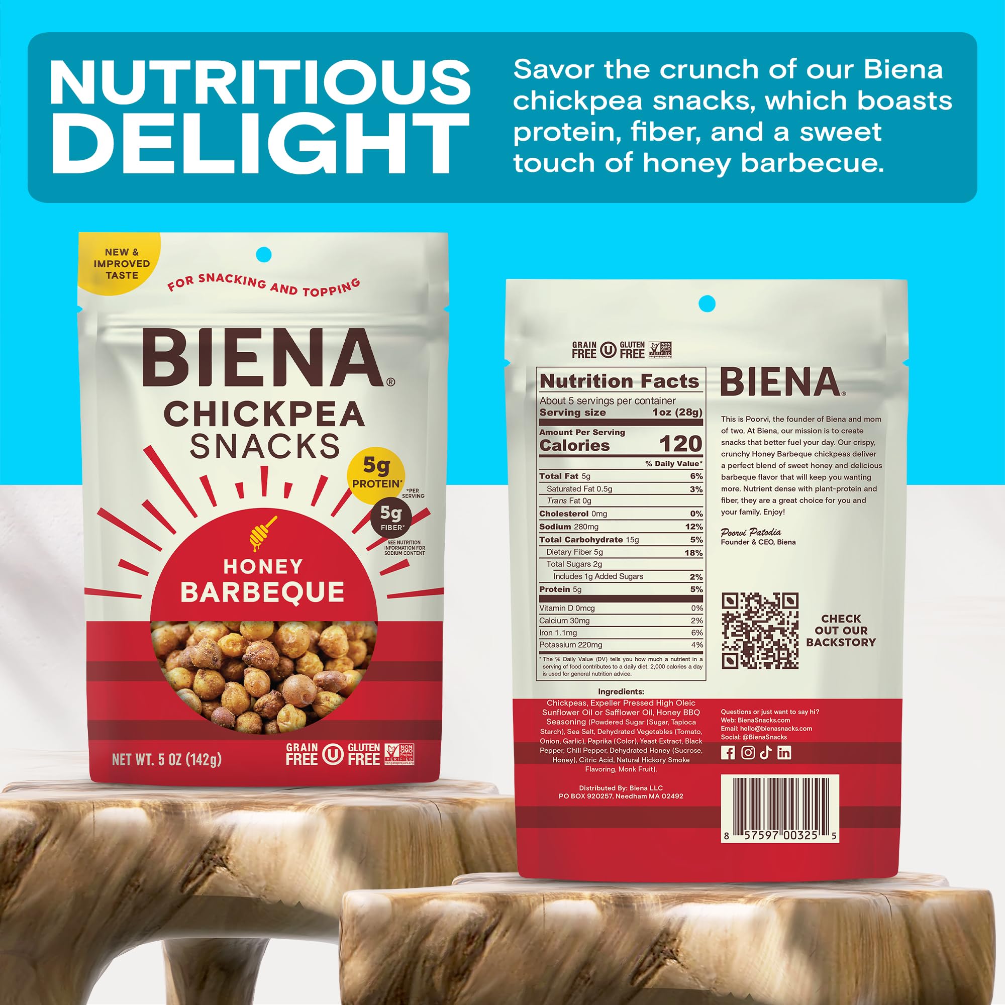 BIENA Chickpea Snacks