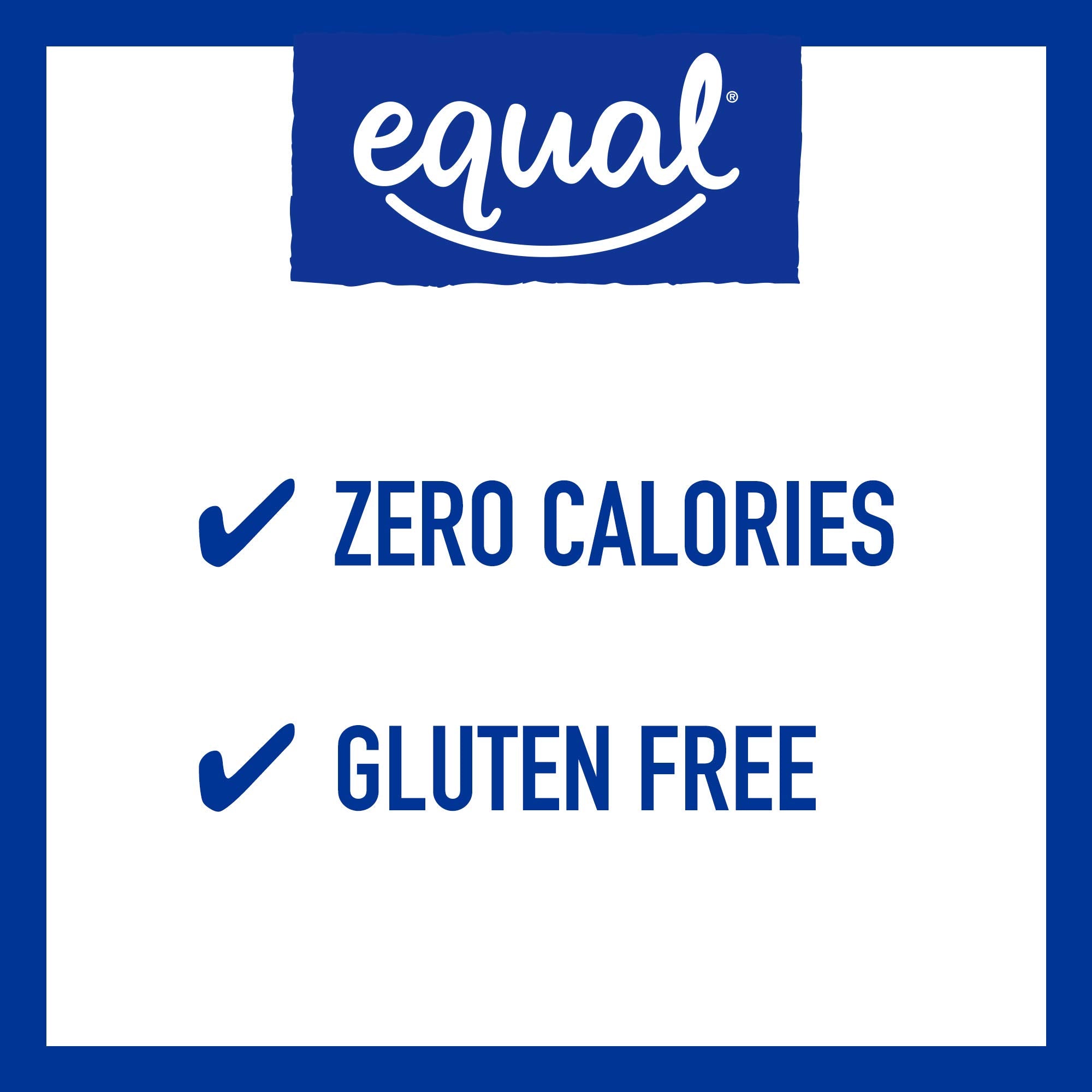 EQUAL 0 Calorie Sweetener, Sugar Substitute, Zero Calorie Sugar Alternative Sweetener Packets, Sugar Alternative, 500 Count