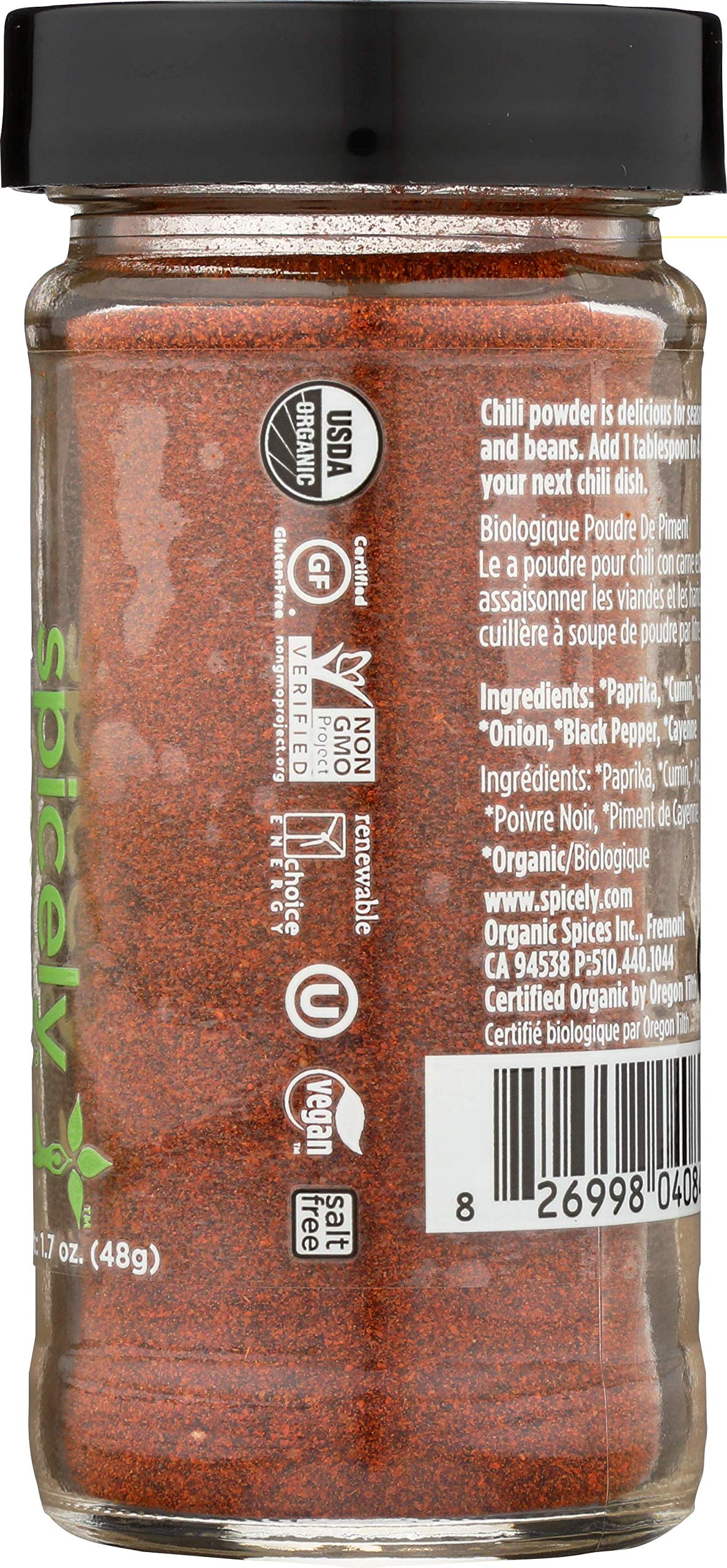 Spicely Organic Chili Powder