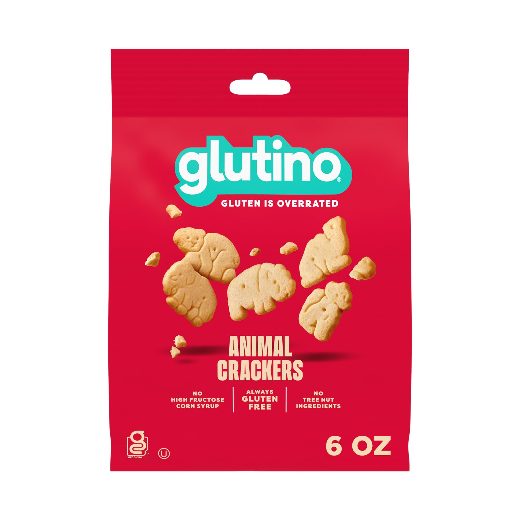 Glutino Crackers Animal Graham, 6 Ounce