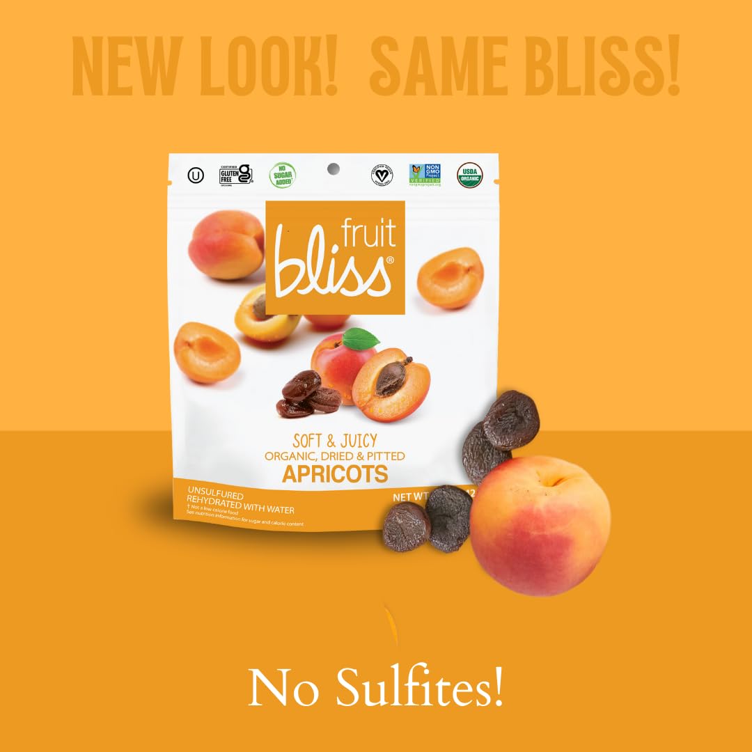 Unsulfured Turkish Apricots - Organic Apricots Dried Fruit Snacks - Healthy Snacks for On the Go & Post Workout Snacks - Non-GMO, Gluten-Free, Dried Apricot Fruit Snacks