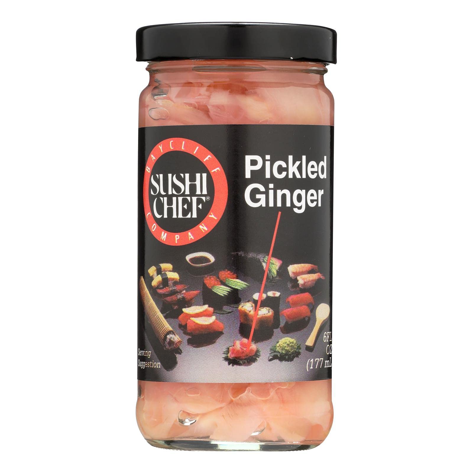 Sushi Chef Pickled Ginger, 6-Ounce Bottle