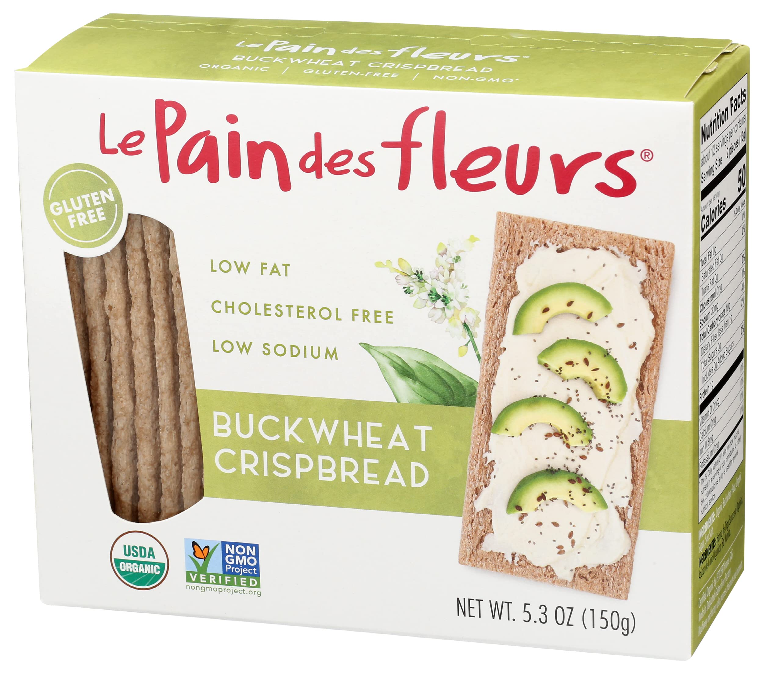 Le Pain des Fleurs Crispbread, 4.4 Ounce