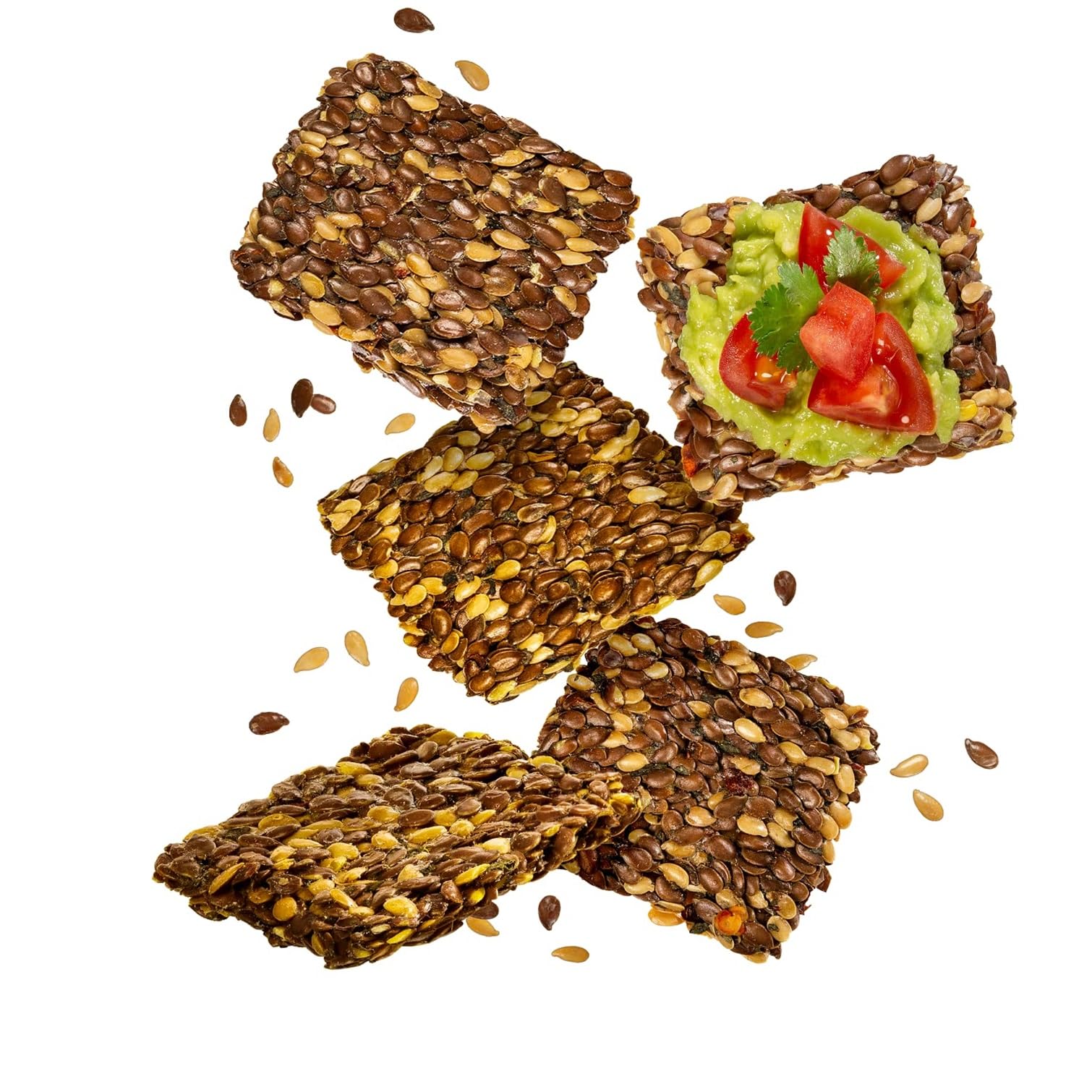 Sea Salt Flaxseed Crackers